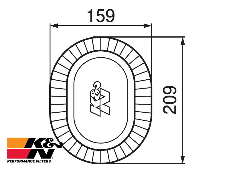 K&N Air Filter GMR-1002